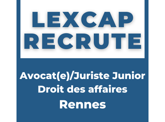 Image de Le Cabinet LEXCAP recrute à Rennes !